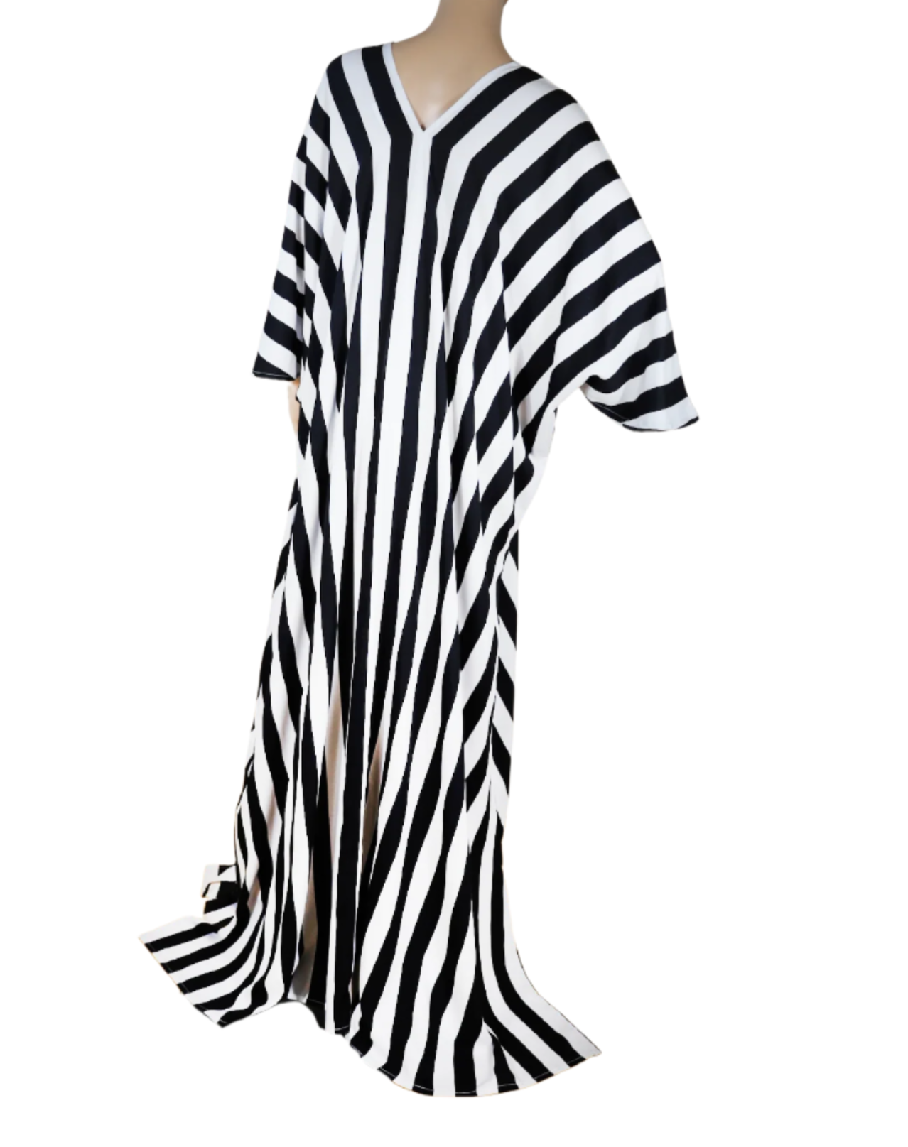 Back view of The Eclipse Kaftan by N Faria belted at the waist
